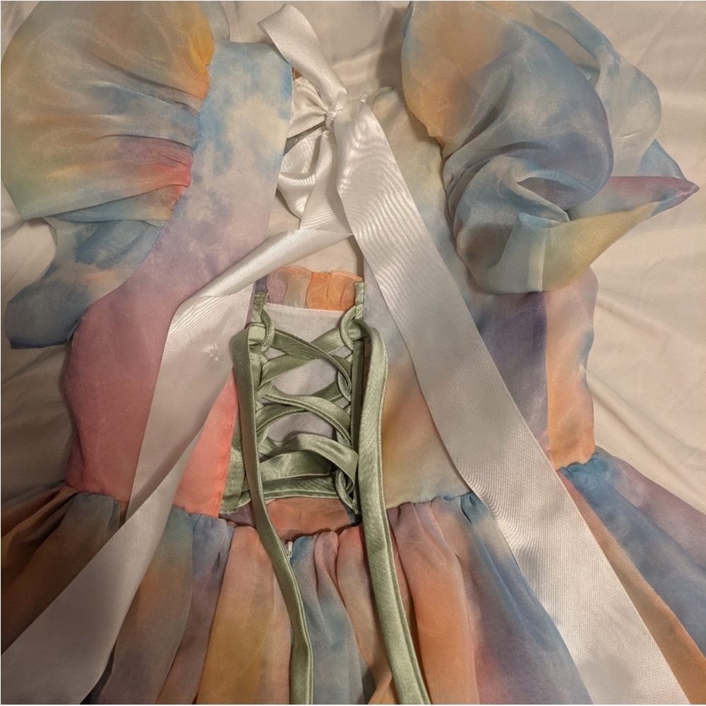 Selkie Dopamine Lawn Party dress (Small) - Picture 9 of 10